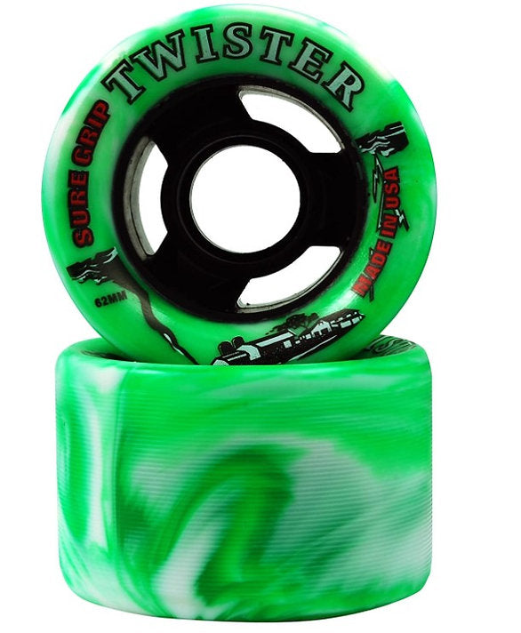 Sure-Grip Twister Wheels - 96A Wheel Hardness (Indoors)