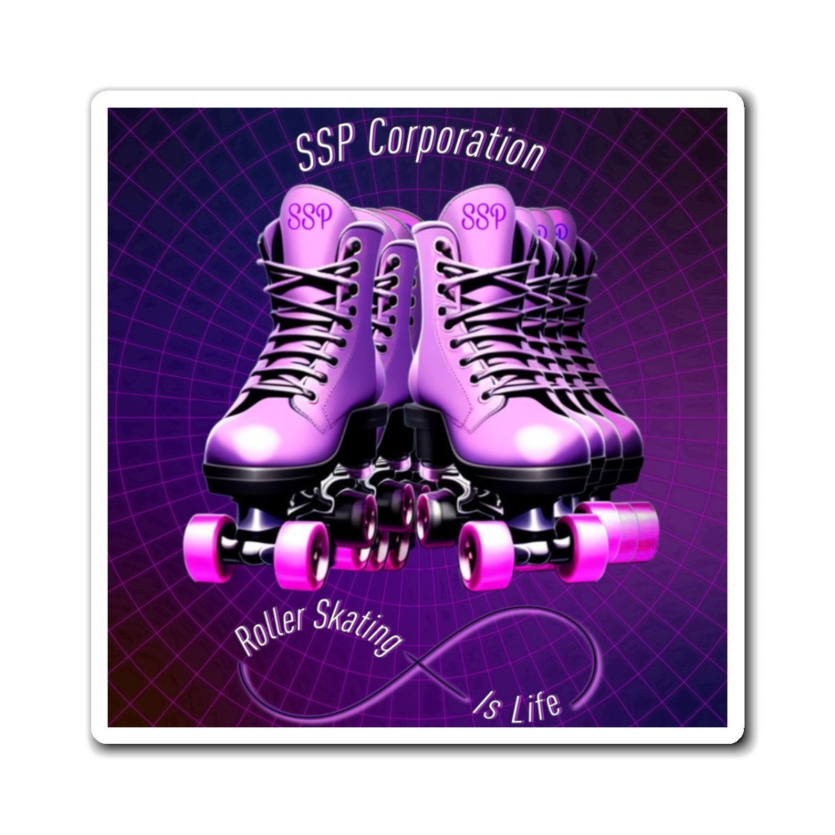Roller Skating is Life - SSP Corp Magnet