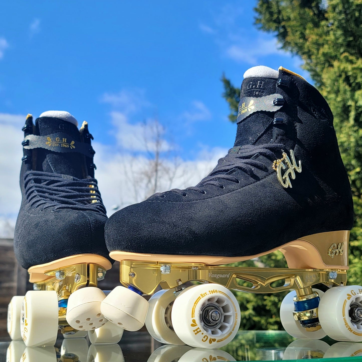 Black & Gold GH Street Maven Pro Skates