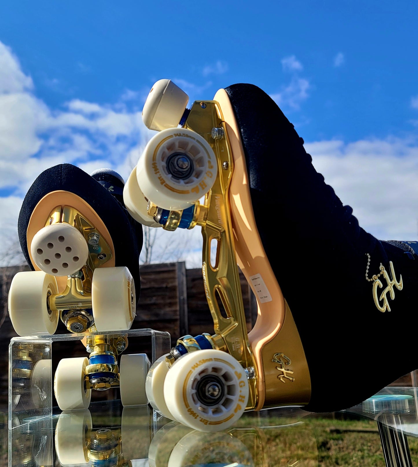 Black & Gold GH Street Maven Pro Skates