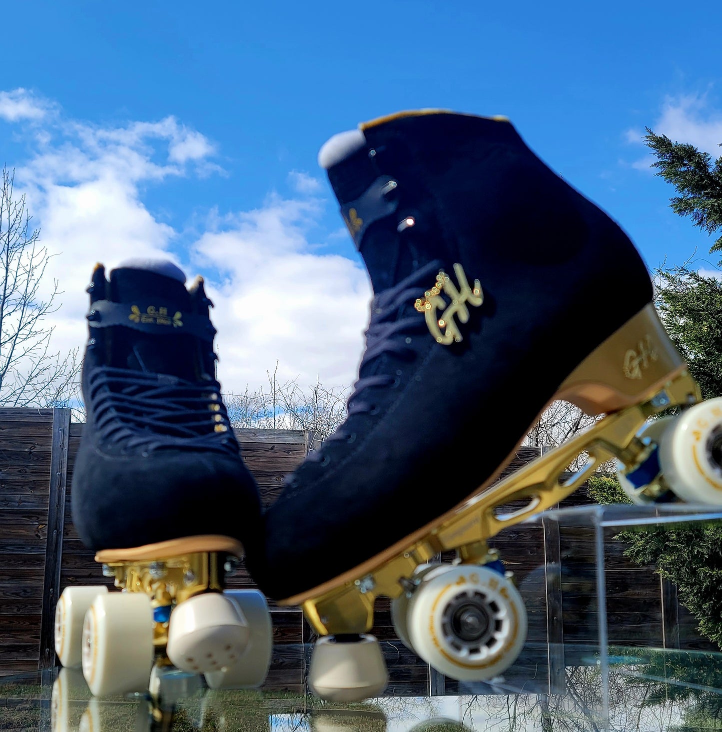 Black & Gold GH Street Maven Pro Skates