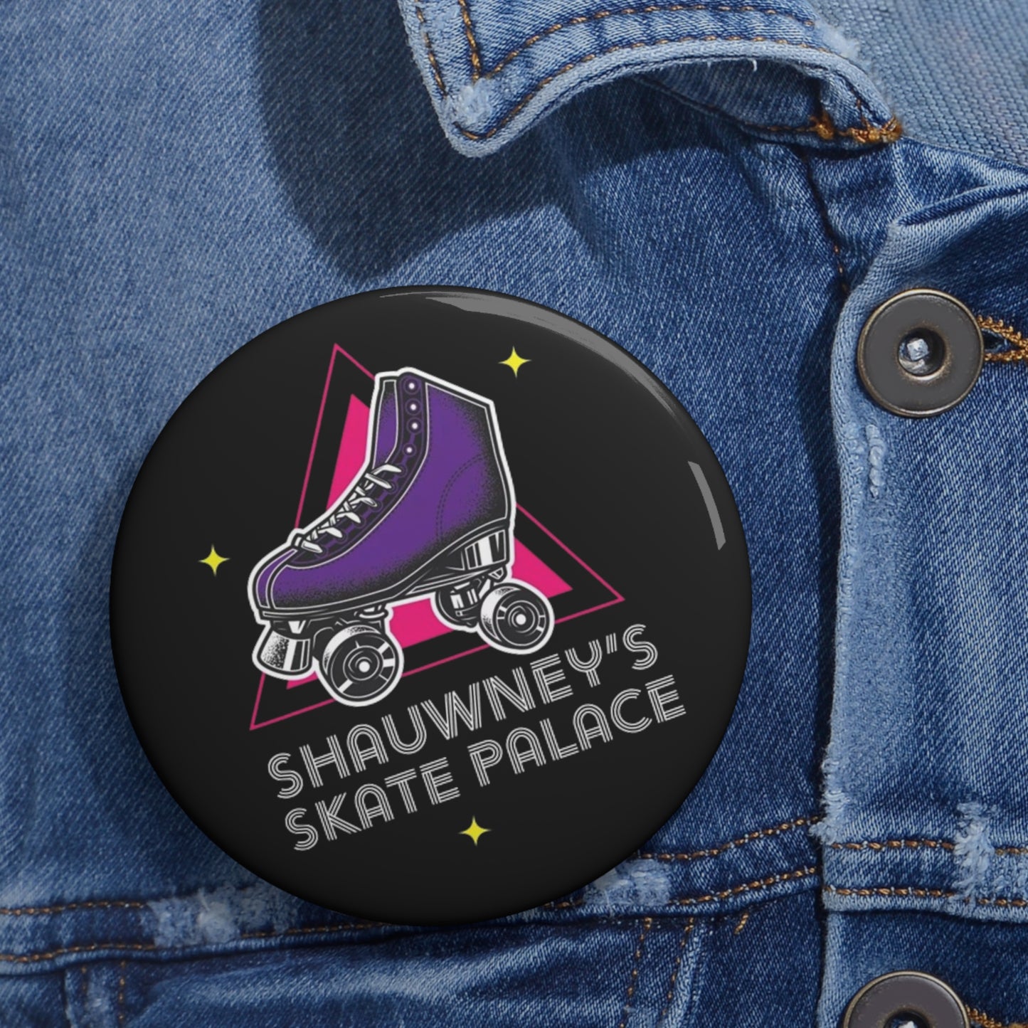 Shauwney's Skate Palace Pin Button