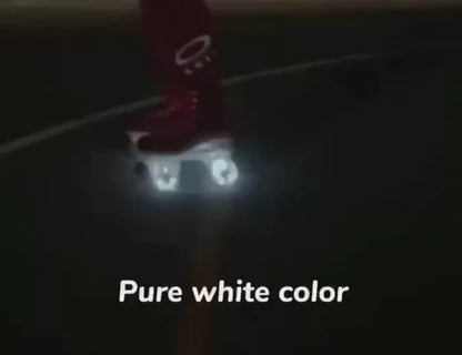GH Skates Rebound PU Light Up Clear Hybrid Wheels