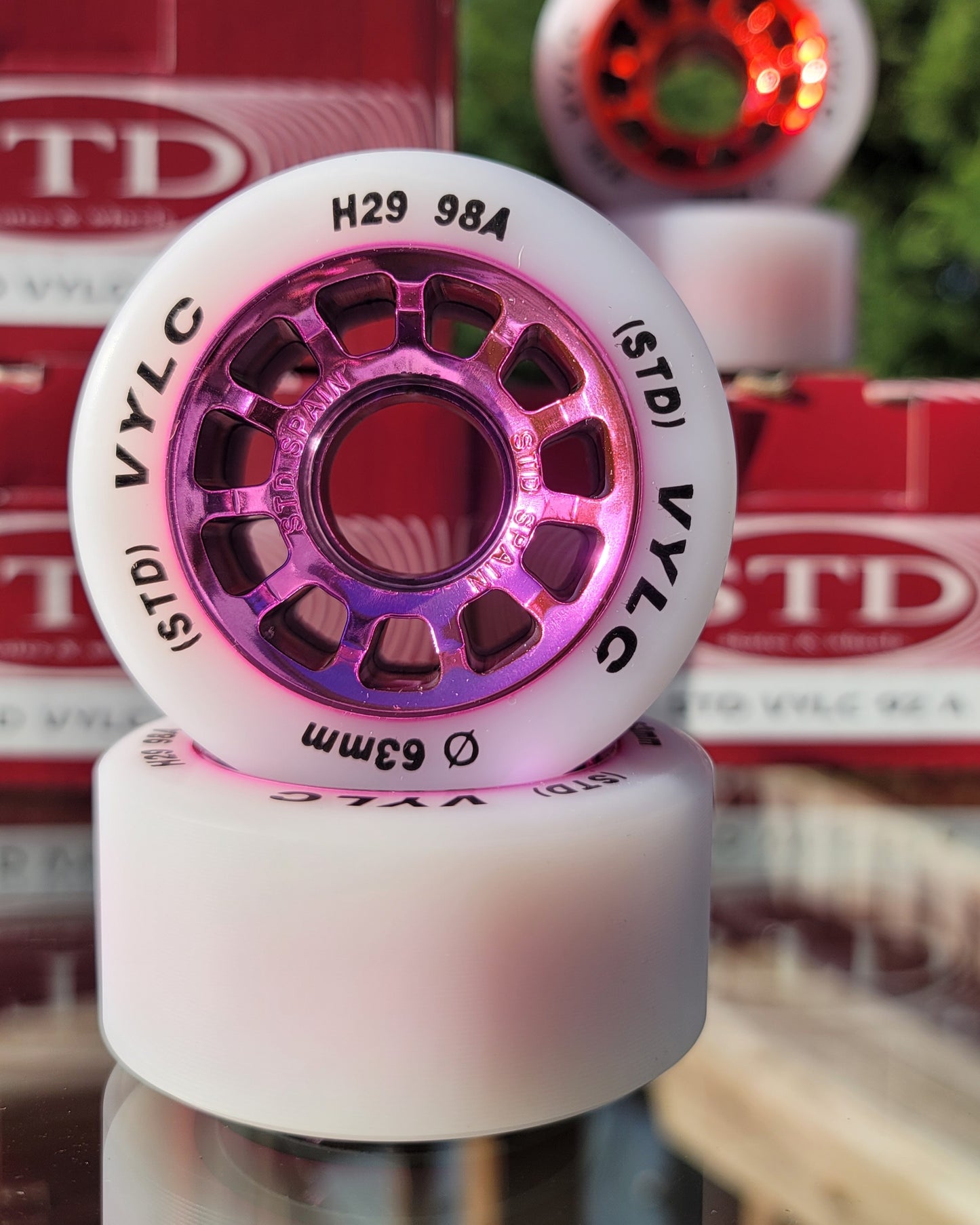 STD VYLC Urethane Wheels 63MM Hardness up to 98a