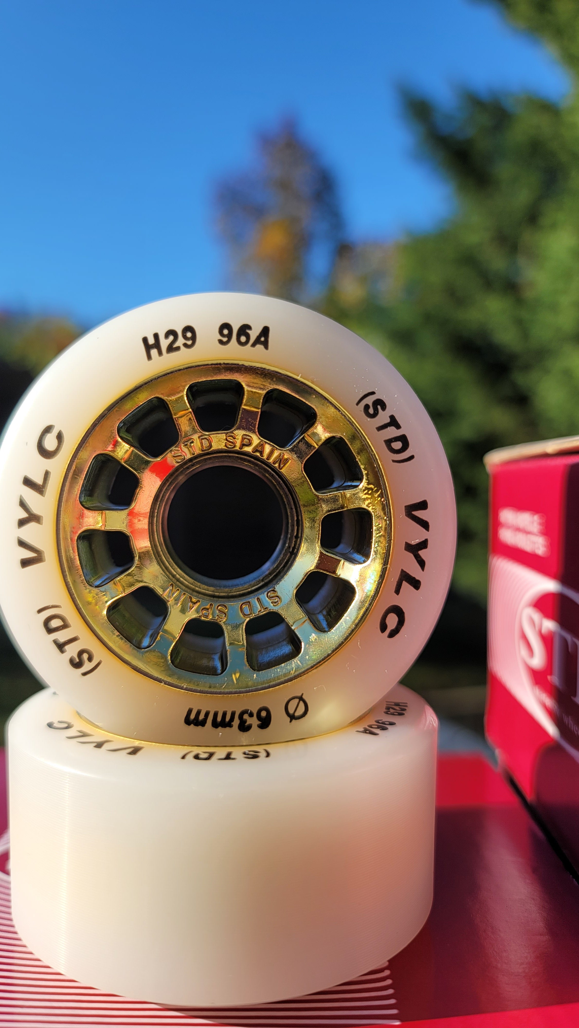 STD VYLC Urethane Wheels 63MM Hardness up to 98a
