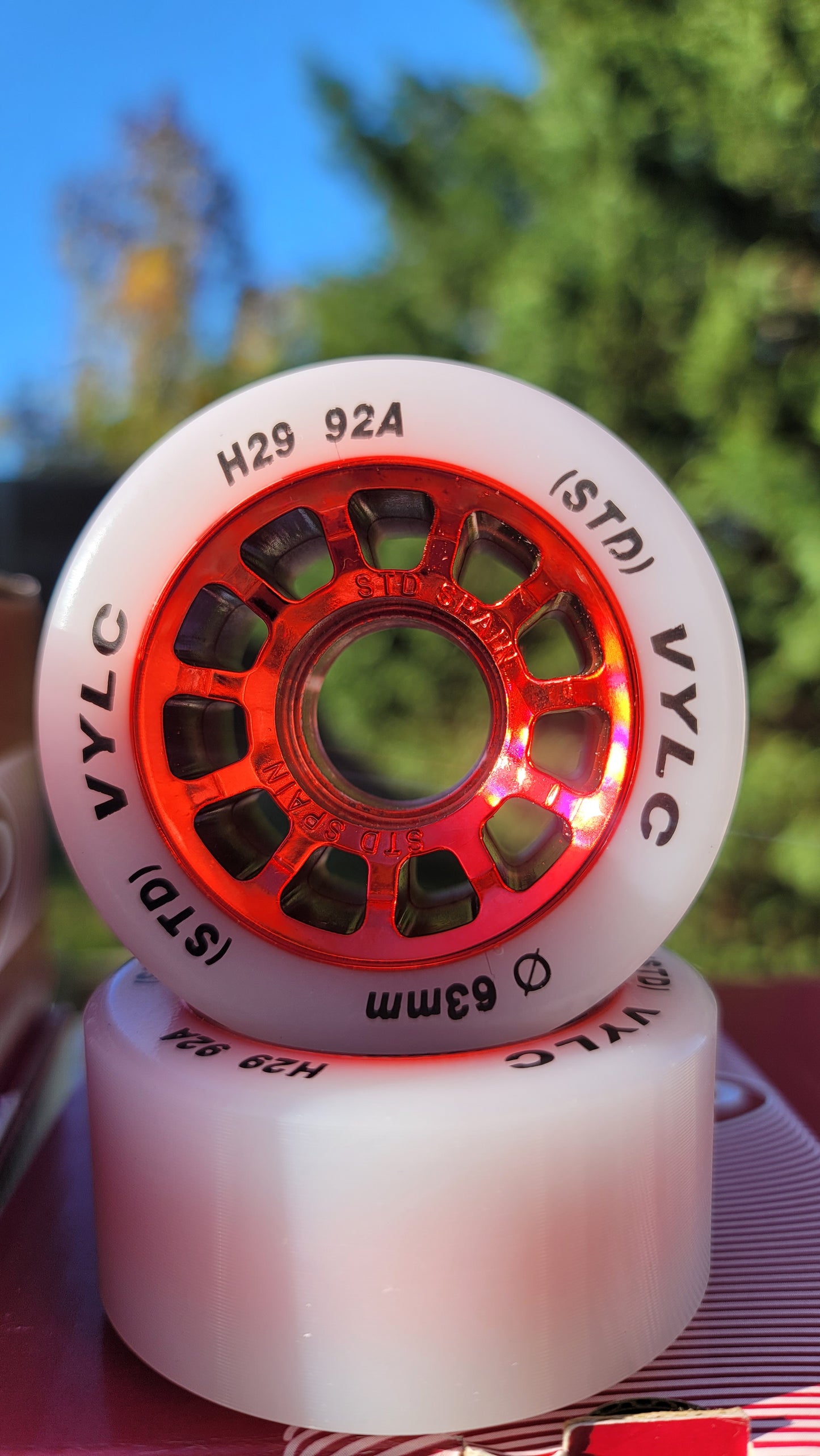 STD VYLC Urethane Wheels 63MM Hardness up to 98a