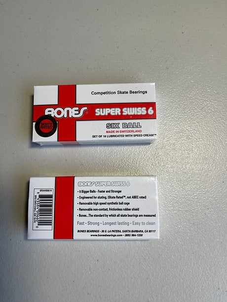 Bones Super Swiss 6 Roller Skate Bearings