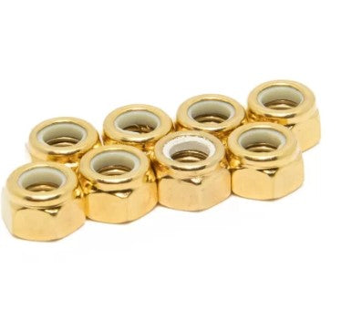 Gold Axle Lock Nuts - 7MM