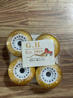 GH Skates High Rebound Pu Quad Roller Skates Wheels 80-82A