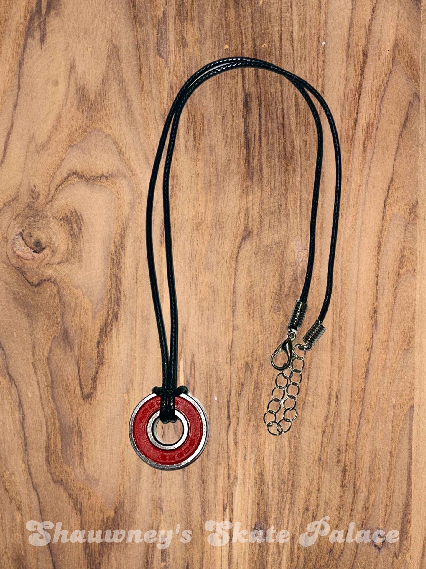 Upcycled Roller Skate Bearing Necklace