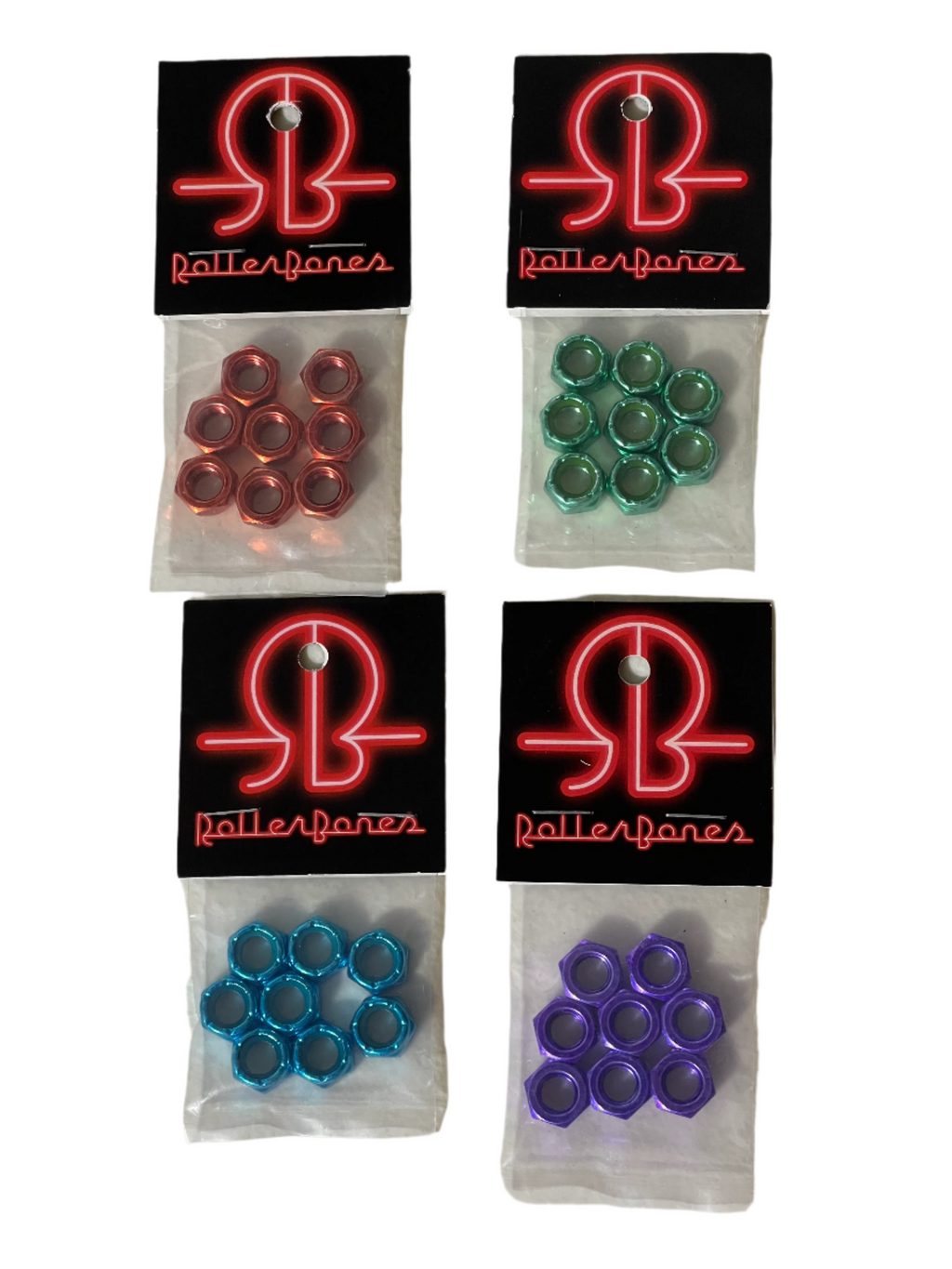 Roller Bones 8MM Axle Nuts