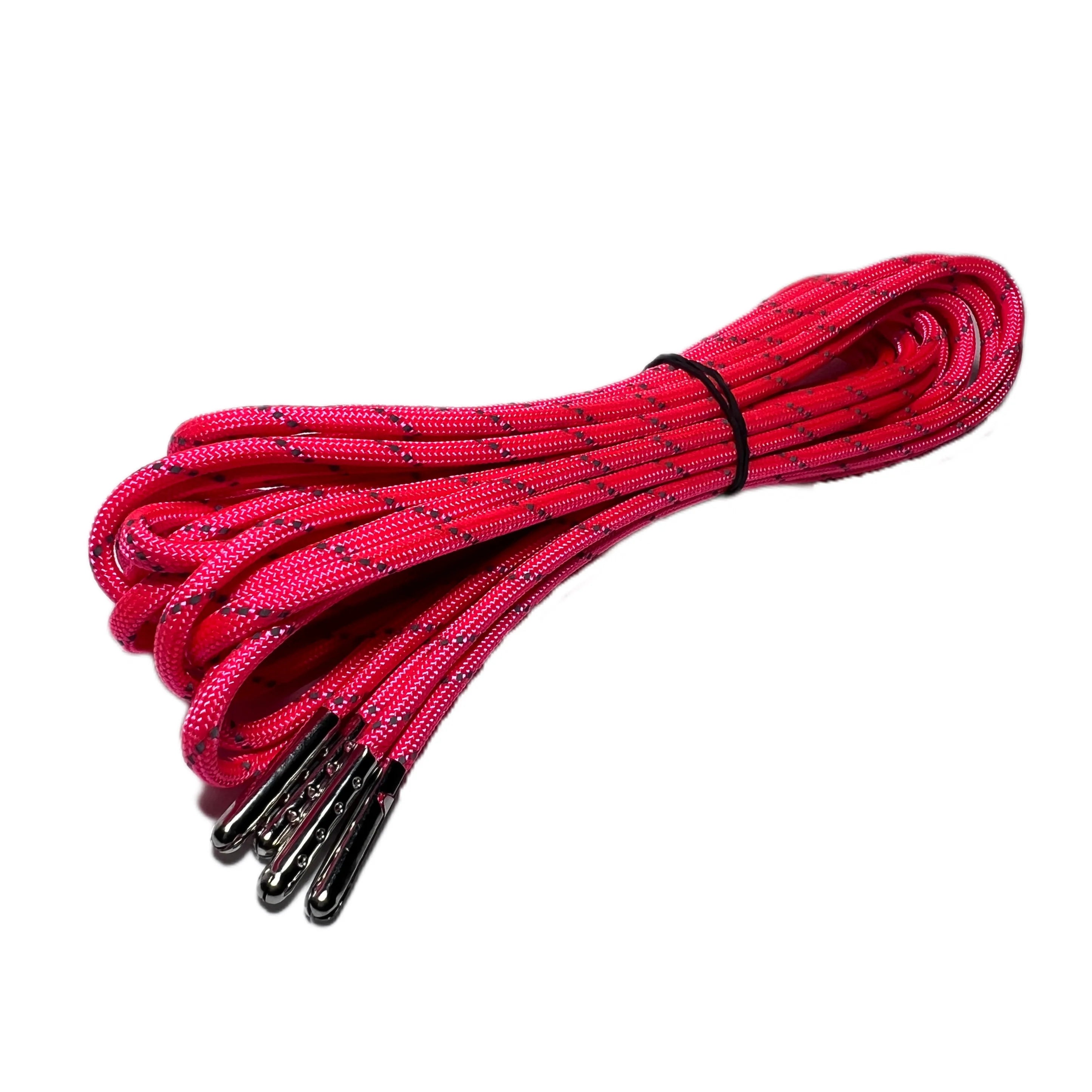 Reflective Paracord Roller Skate Laces by Drip Laces