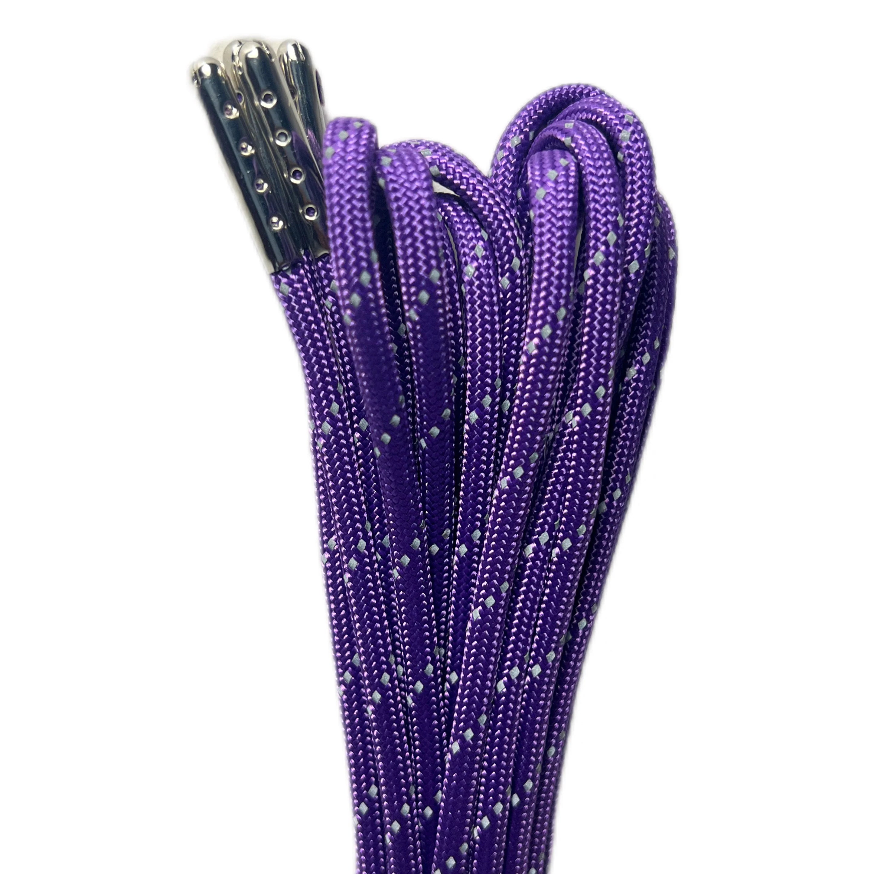 Reflective Paracord Roller Skate Laces by Drip Laces