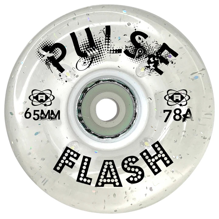 Atom Pulse Flash Light-up LED Wheels - 78A (SOLD IN PACK OF 4)