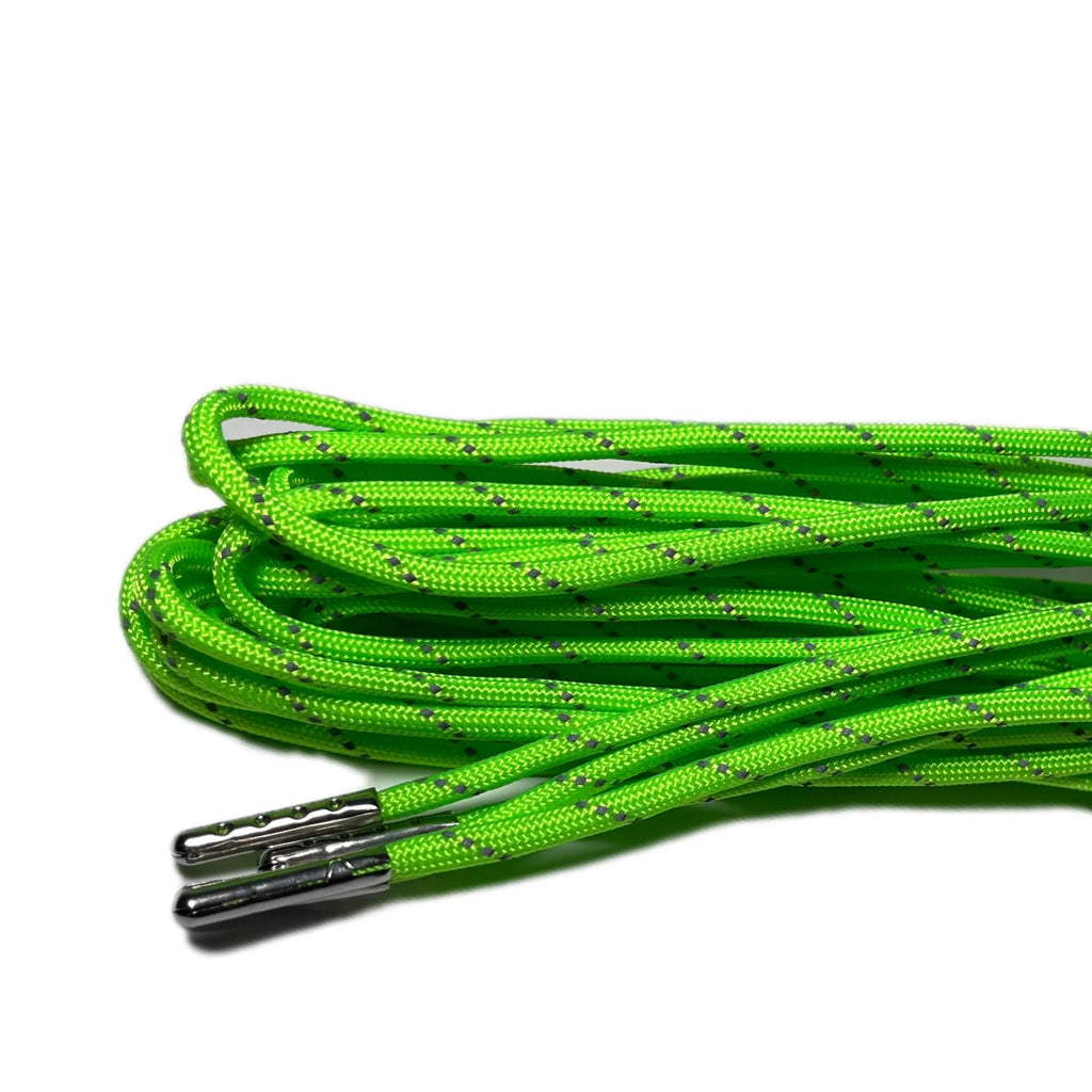 Reflective Paracord Roller Skate Laces by Drip Laces