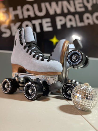 Moonlight Roller Skates Mirror Ball