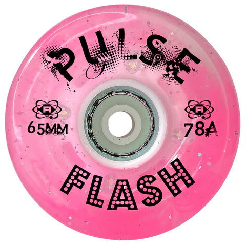 Atom Pulse Flash Light-up LED Wheels - 78A (SOLD IN PACK OF 4)