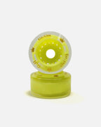 PU Clear Yellow high rebound wheels 80-82A (63mm x 27.5mm)